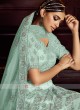 Sky Blue Net Lehenga Choli